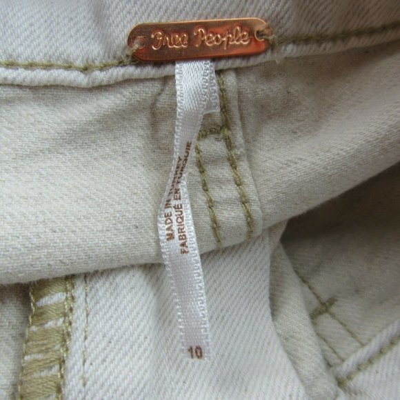 Free People Splendor In The Grass Tie Denim Skirt - Picture 7 of 10